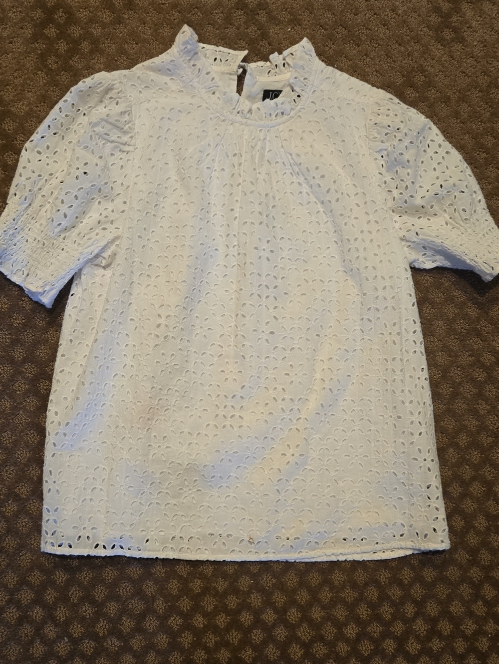 J. Crew Eyelet Top. Like NEW!